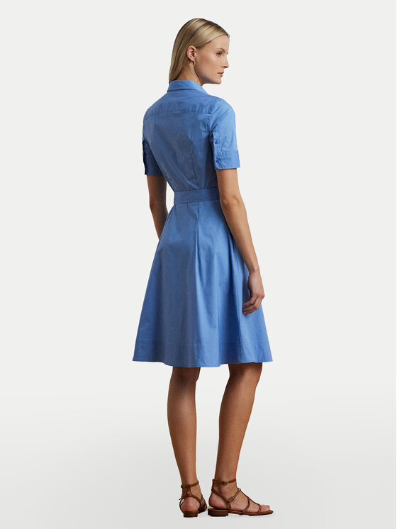 LAUREN RALPH LAUREN LAUREN RALPH LAUREN Rochie tip cămașă 200748950017 Albastru Regular Fit