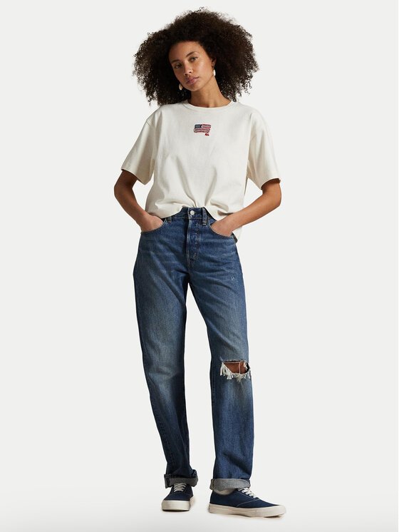 Polo Ralph Lauren Polo Ralph Lauren T-shirt 211973129001 Bijela Relaxed Fit