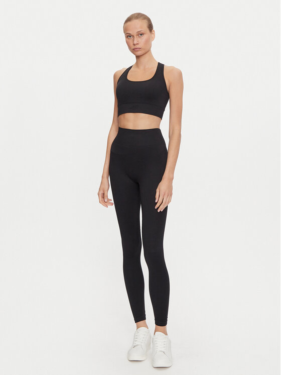 4F 4F Leggings 4FWAW24TFTIF278 Crna Slim Fit