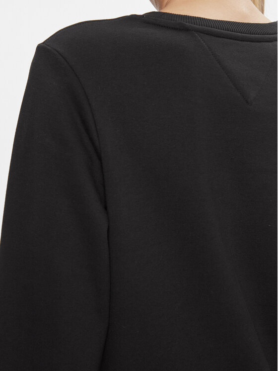 Tommy Jeans Tommy Jeans Bluza Linear DW0DW17323 Czarny Regular Fit