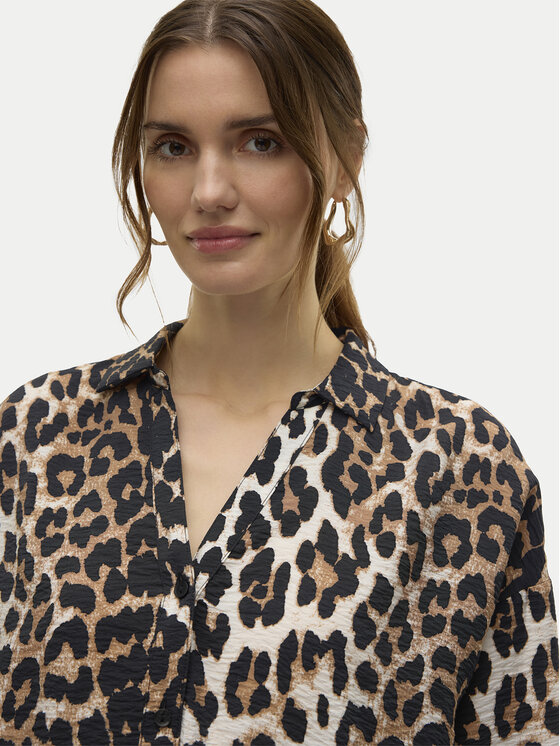 Vero Moda Vero Moda Camicia Josie 10315150 Marrone Oversize