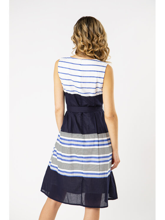 QUIOSQUE QUIOSQUE Každodenné šaty ANKLE DRESS Tmavomodrá Regular Fit