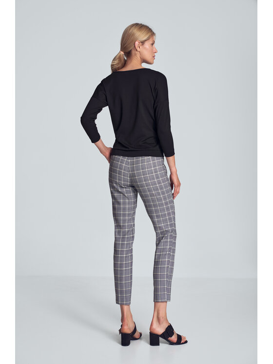 FIGL FIGL Dámské kalhoty M712 Barevná Regular Fit
