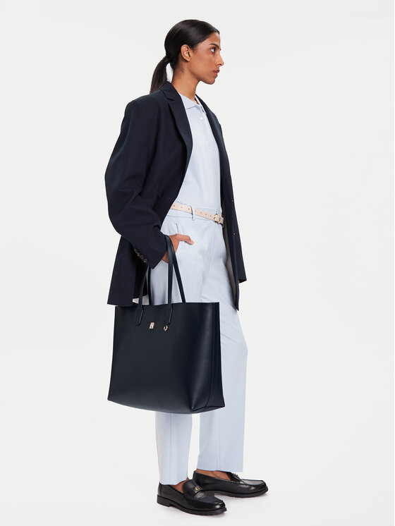 Tommy Hilfiger Tommy Hilfiger Borsetta Th Icon AW0AW17667 Blu scuro