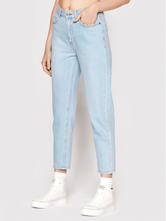 Americanos Jeans hlače Formosa Modra Mom Fit