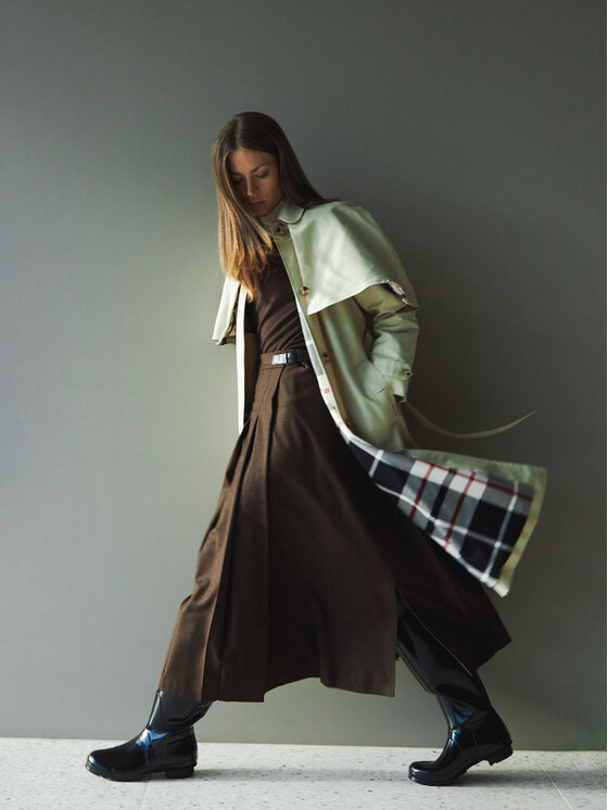 Hunter Hunter Trench Keltie HARW0014251 Bež Regular Fit