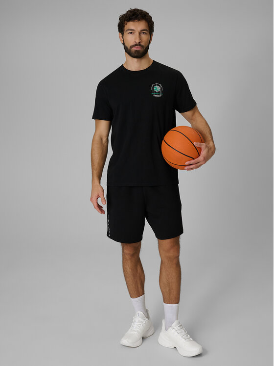 4F 4F T-Shirt ESSENTIALS Czarny Regular Fit