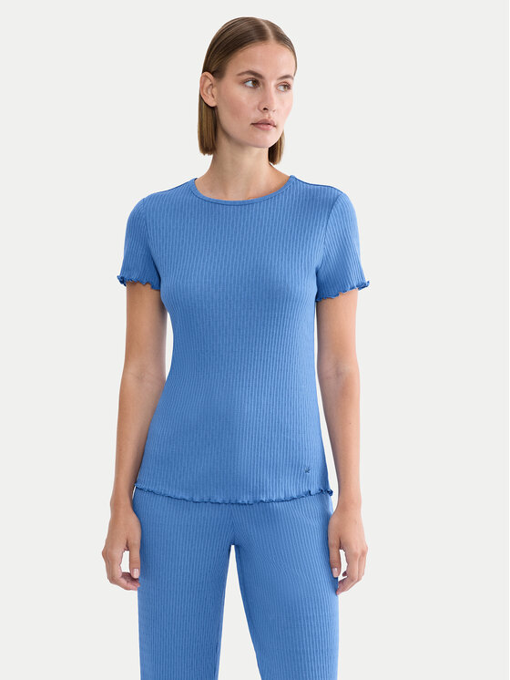 Triumph Triumph Maglietta del pigiama Mix & Match 10227214 Blu Regular Fit