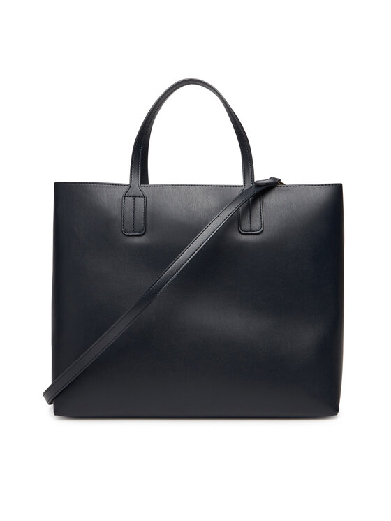 Tommy Hilfiger Tommy Hilfiger Käekott Th Icon Satchel AW0AW17683 Tumesinine