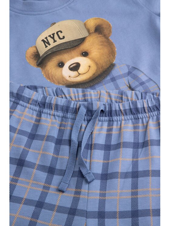 Coccodrillo Coccodrillo Piżama ZC6448111PJS-014 Niebieski Regular Fit