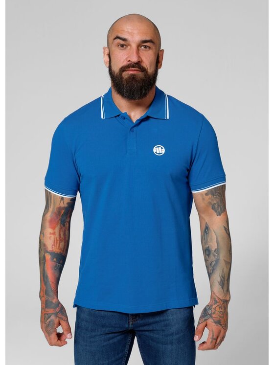 PITBULL PITBULL T-Shirt Koszulka Niebieski Regular Fit