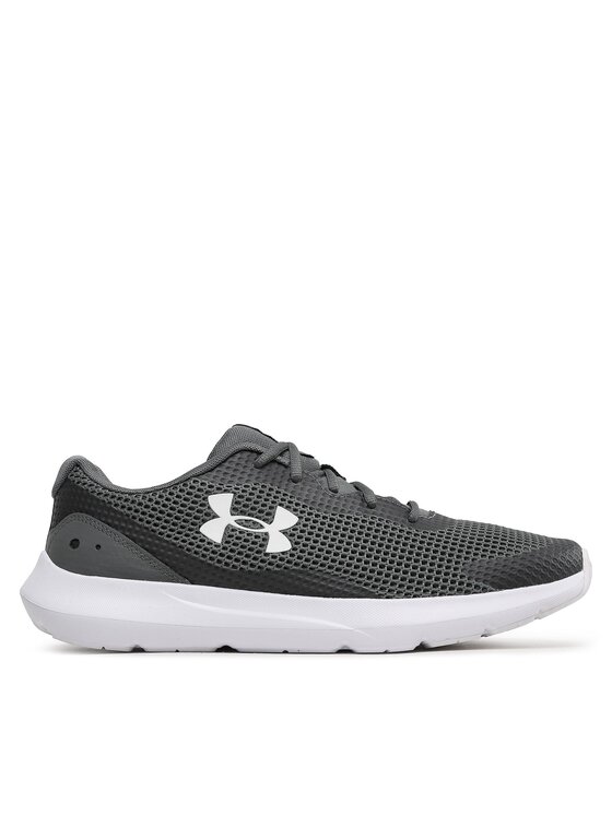 Under Armour Bežecké topánky UA Surge 3 3024883-102 Sivá
