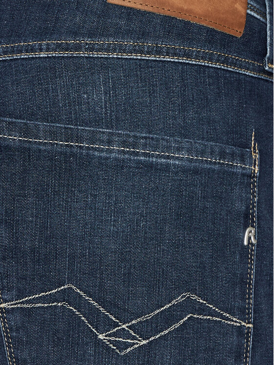 REPLAY Replay Jeansy M914J.000.785 Granatowy Slim Fit