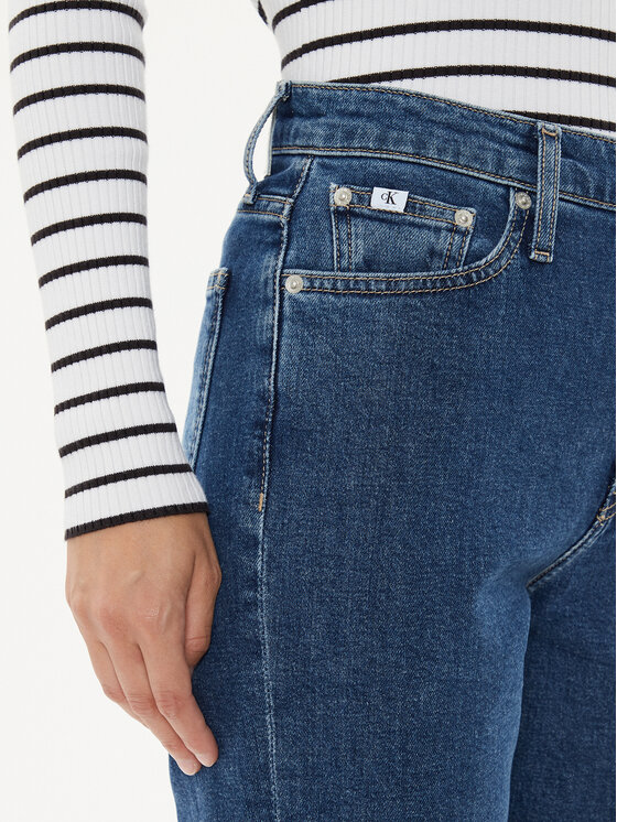 Calvin Klein Jeans Calvin Klein Jeans Traperice J20J223660 Plava Mom Fit