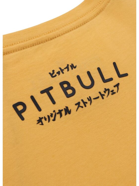 PITBULL PITBULL T-Shirt Koszulka Żółty Regular Fit