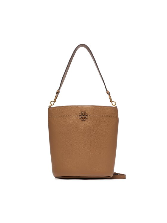 Tory Burch Tory Burch Kabelka McGraw Bucket Bag 143544 Hnědá