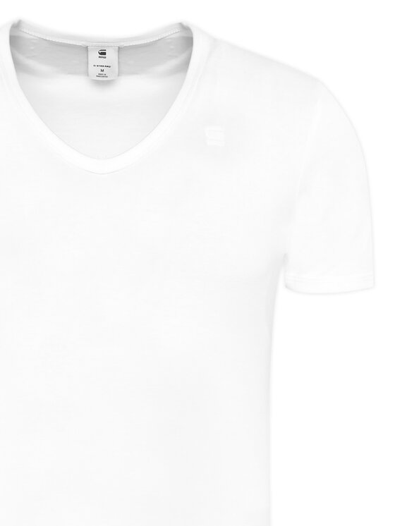 G-Star Raw G-Star Raw Komplet t-shirtów Base D07207-124 Biały Slim Fit