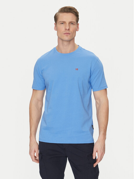 Napapijri Napapijri Tricou Salis NP0A4H8D Albastru Regular Fit