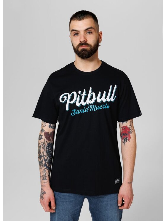 PITBULL PITBULL T-Shirt Koszulka Czarny Regular Fit