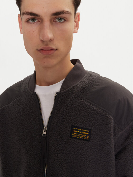 Champion Champion Kurtka bomber 220418 Szary Regular Fit