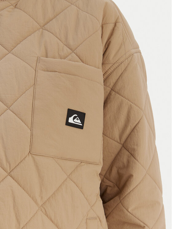 Quiksilver Quiksilver Kurtka przejściowa Shining Quilted EQWJK03084 Beżowy Regular Fit