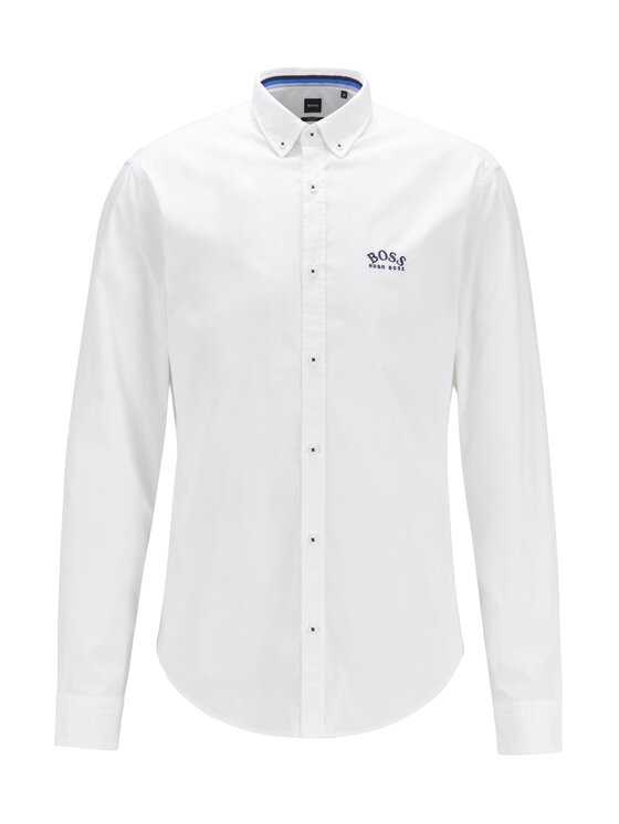 BOSS Boss Košeľa Biado_R 50443686 Biela Regular Fit