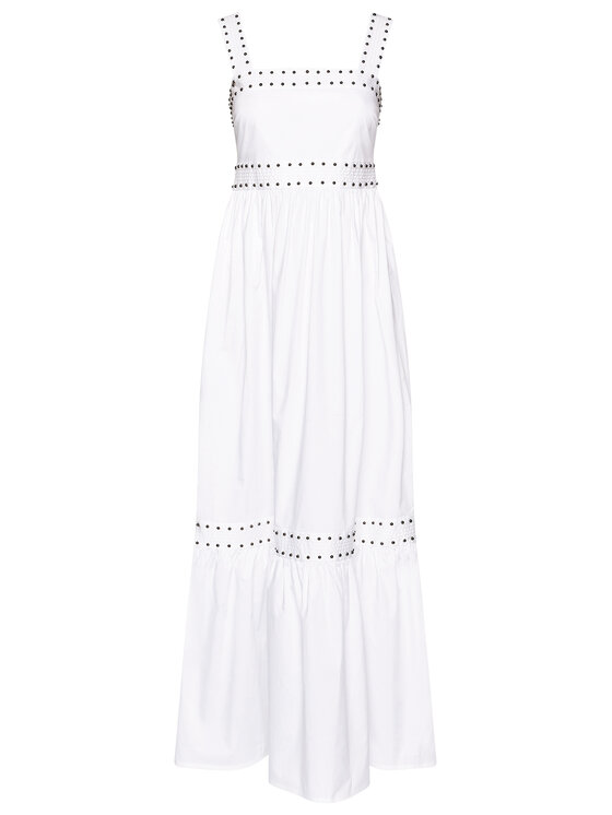 TWINSET TWINSET Rochie de vară 211TT2480 Alb Regular Fit