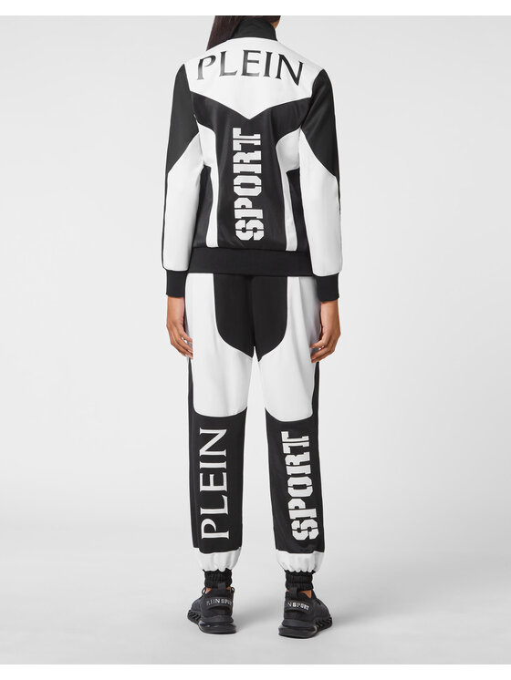 Plein Sport Plein Sport Komplet top i spodnie 3303 Biały Regular Fit