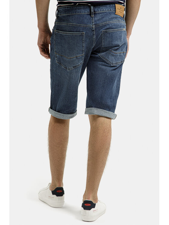 Cross Jeans Cross Jeans Szorty jeansowe A 584-026 Niebieski Regular Fit