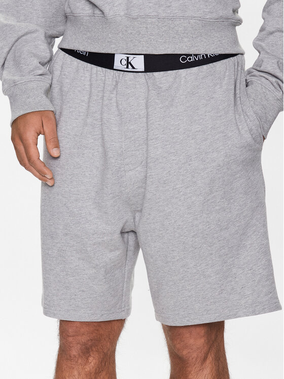Calvin Klein Underwear Пижамени шорти 000NM2417E Сив Regular Fit