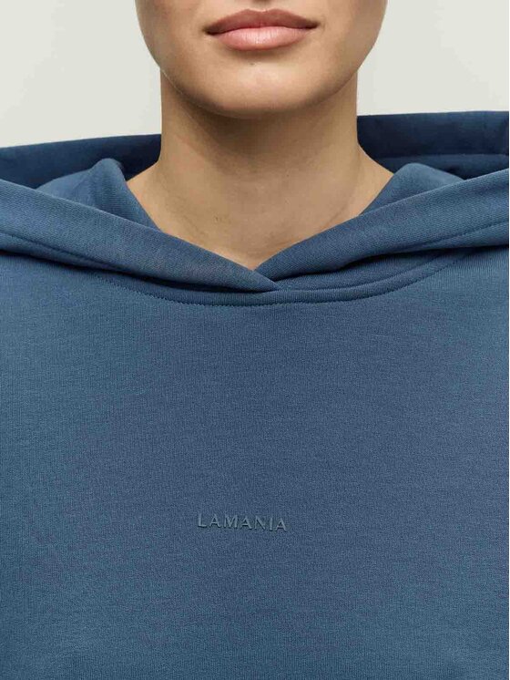 La Mania La Mania Felpa KEEP Blu Classic Fit