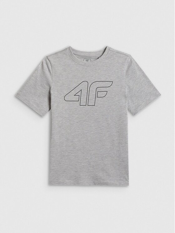 4F 4F T-shirt 4FJRSS26TTSHM3599-25M Grigio Regular Fit