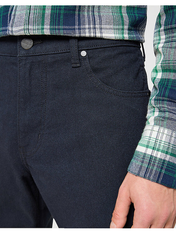 Wrangler Wrangler Spodnie materiałowe GREENSBORO Niebieski Regular Fit