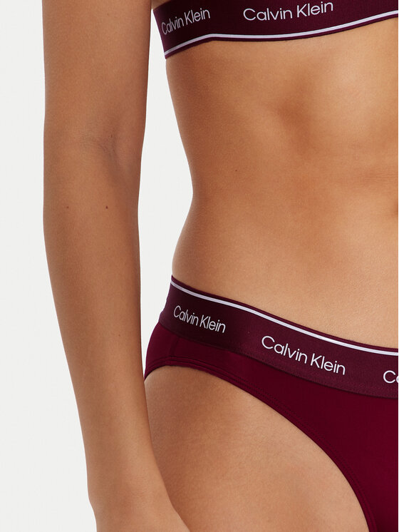 Calvin Klein Swimwear Calvin Klein Swimwear Dół od bikini KW0KW02428 Bordowy