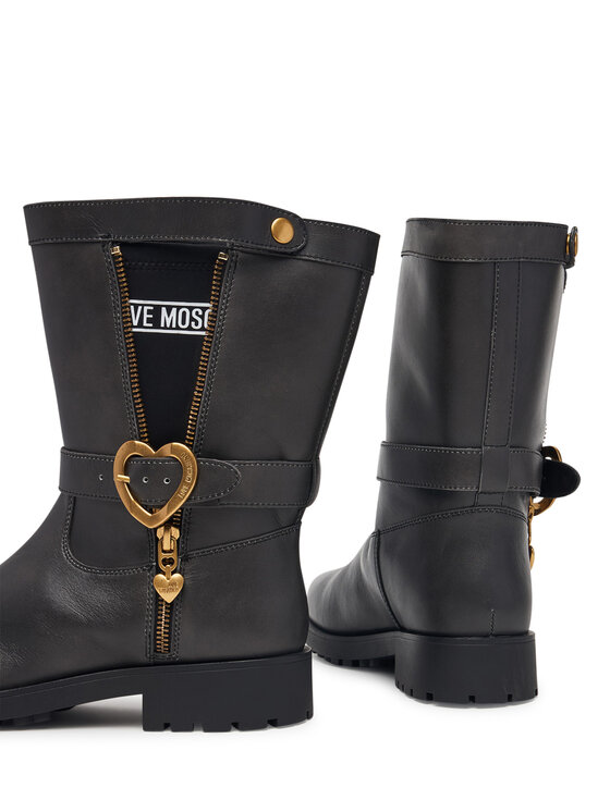 LOVE MOSCHINO LOVE MOSCHINO Členková obuv JA24174G0PIJ100A Čierna