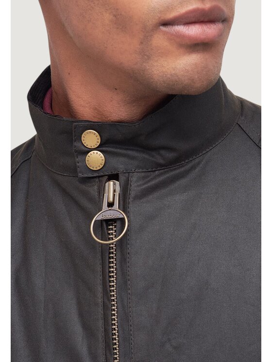 Barbour International Barbour International Giacca di pelle MERCHANT WAX Marrone Casual Fit