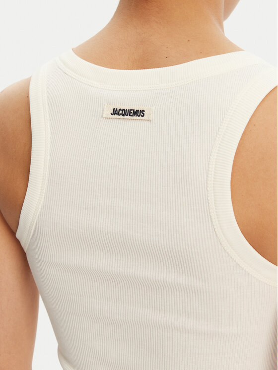 JACQUEMUS JACQUEMUS Топ 241JS158-2032 Écru Regular Fit