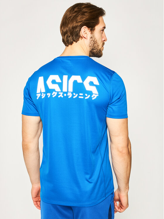 Asics Asics Koszulka techniczna Katakana SS 2011A813 Niebieski Regular Fit