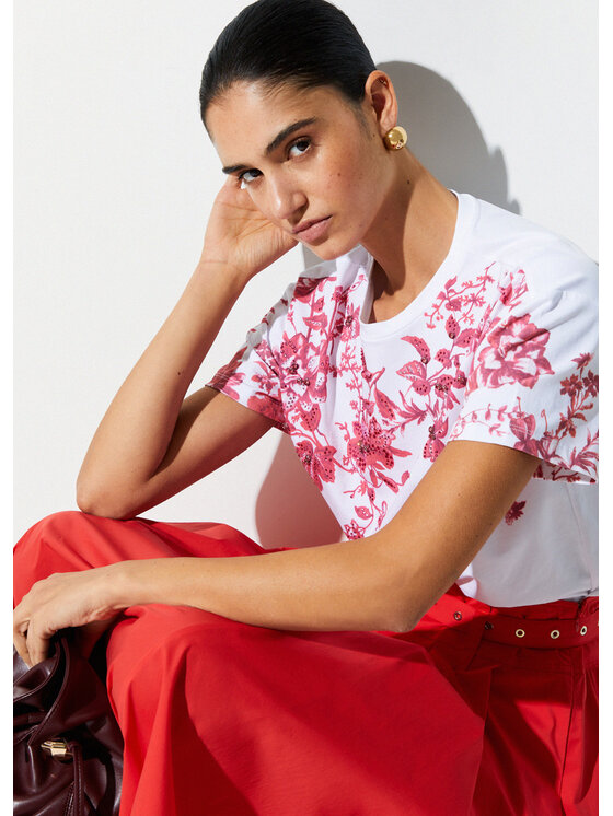 Liu Jo Liu Jo T-shirt CA6330JS088P9626 Rosso Loose Fit