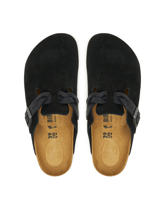 Birkenstock Birkenstock Klapki Boston Braided 1030497 Czarny