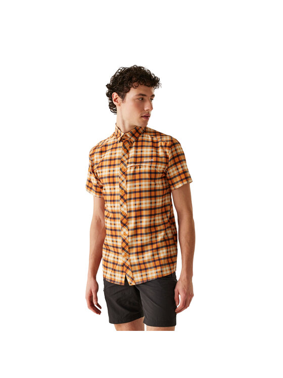 Regatta Regatta Koszula RG10912 Czerwony Short Fit
