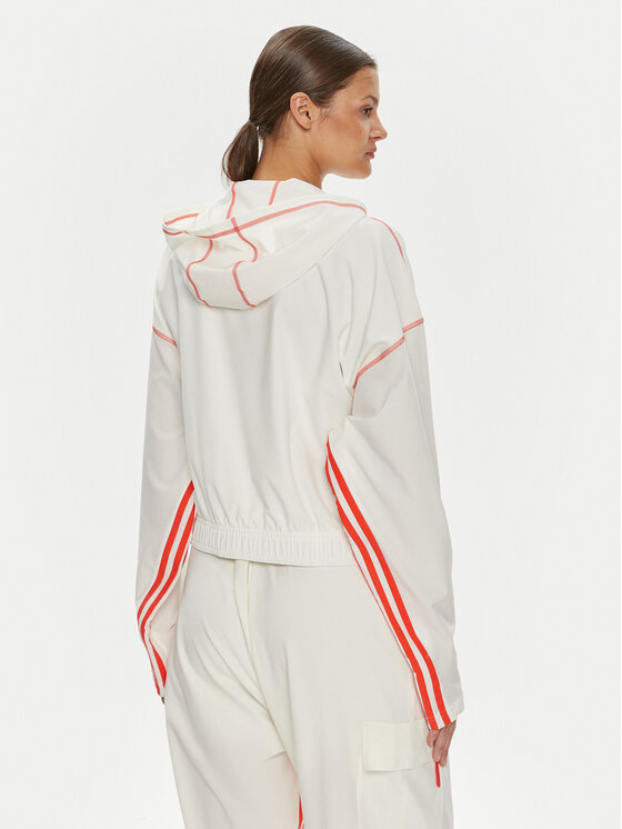 adidas adidas Vetrovka Dance All-Gender Versatile IS0889 Bela Loose Fit