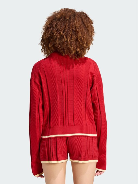 adidas adidas Bluza 165091 Czerwony Loose Fit