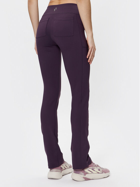 Skechers Skechers Spodnie dresowe Skechers Go Walk Pant Fioletowy Regular Fit