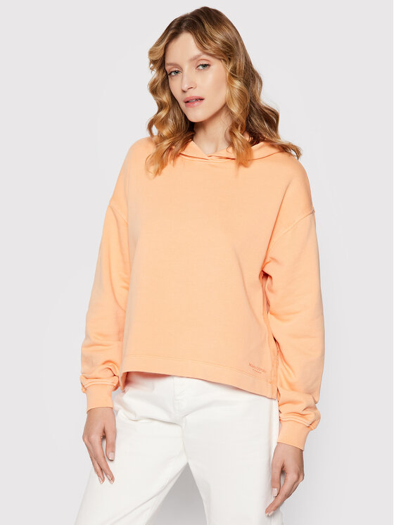 Felpa M00 4002 54161 Arancione Relaxed Fit