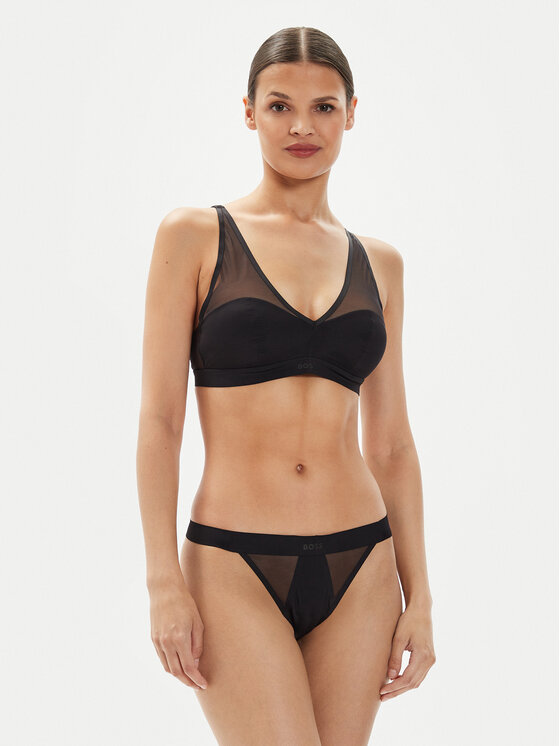 BOSS Boss Podprsenka Bralette Audrey 50515528 Černá