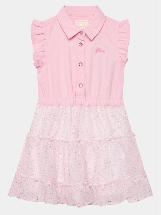 Guess Guess Igapäevane kleit K4GK01 WG5P0 Roosa Regular Fit