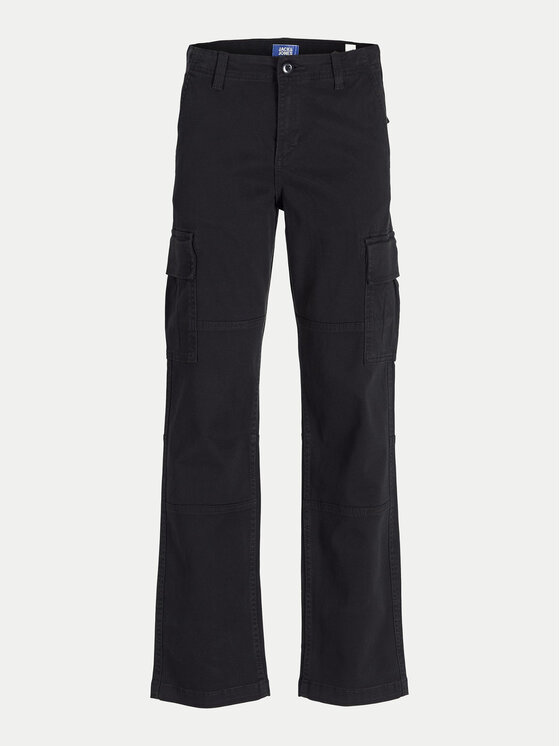 Jack&Jones Junior Jack&Jones Junior Hlače iz tkanine Kane 12261033 Črna Loose Fit