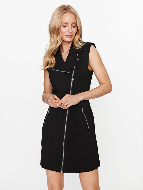 KARL LAGERFELD Rochie de zi Voluminous 236W1302 Negru Regular Fit