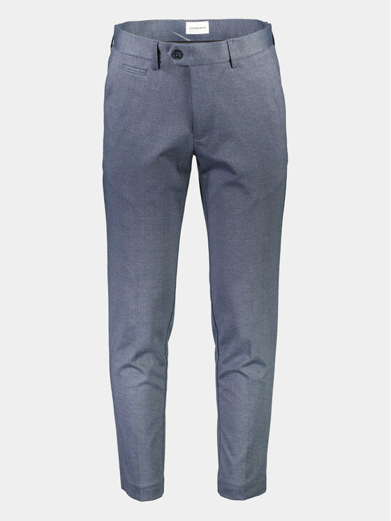 Lindbergh Lindbergh Čino bikses 30-006031 Zils Slim Fit